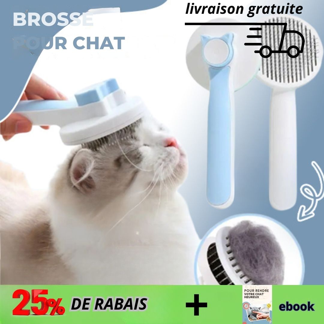 CATCLEANING ™ Brosse pour chat - Boutique Minou