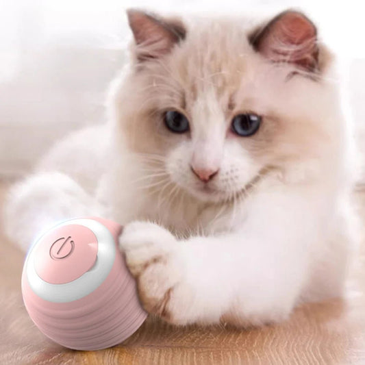 Jouet pour Chat Interactif : La Balle Auto - Rotative - Boutique Minou