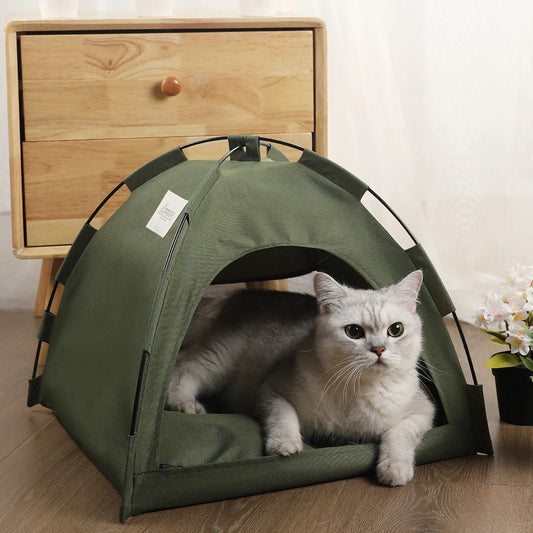 Niche pour chat en forme de tente - Boutique Minou