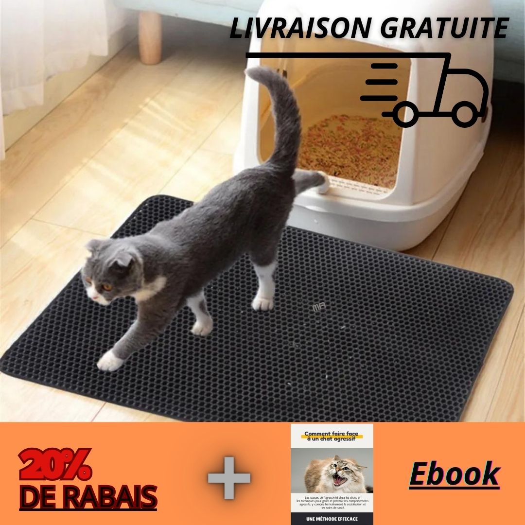 Tapis pour litière | CAT PAD™ - Boutique Minou